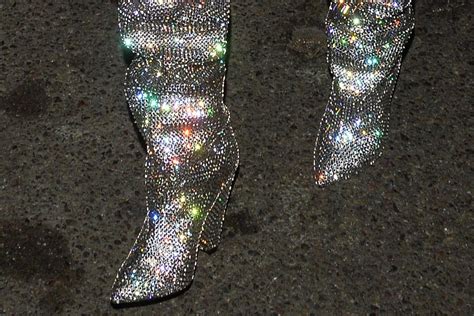 nicki minaj ysl boots|YSL Sparkle Boots: Department Stores Sell the .